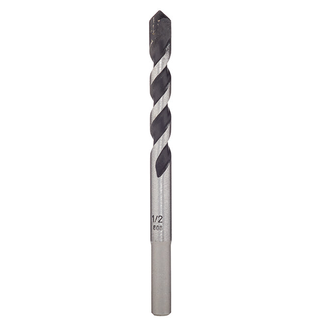 EAB Masonry Drill Bit - 1/2-in x 6-in - Carbide Tip - 3 1/4-in Cutting Depth - Each