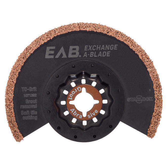 EAB Industrial Starlock Grout Removal Blade for Oscillating Tool - 3 1/2-in W - 1/2-in Cutting Depth - Bi-Metal - Each