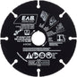 EAB Exchangeable Multi-Wheel Saw Blade - 5-in Dia - 7/8-in Arbor - Tungsten Carbide Grit - Each