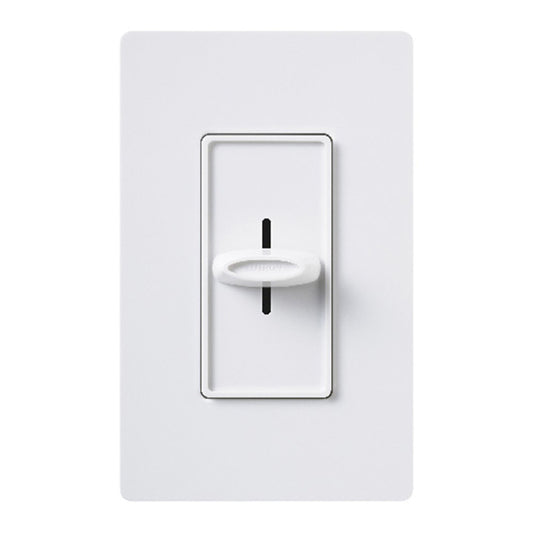 Lutron Single-Pole Sliding Dimmer 600W White-Each
