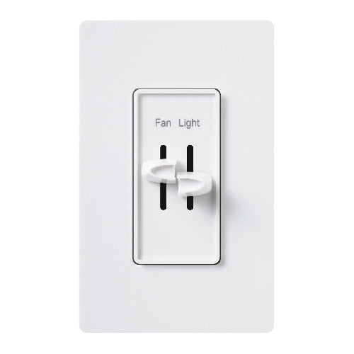 Lutron Remote Fan Remote Control with Dimmer White-Each