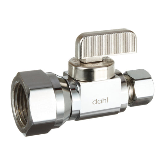 Dahl Supply Stop Straight Valve - 1/2" x 3/8" COMP - Each