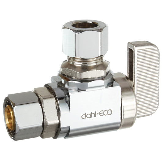 Dahl 90Â° Angle Ball Valve - 3/8" x 3/8" - Each