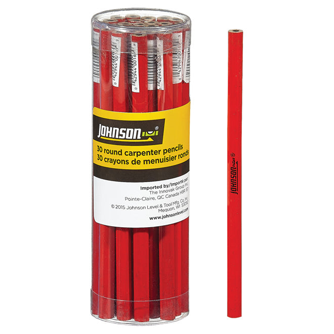 Oversized Carpenter Pencil - Black Lead - 30 Pack - Box