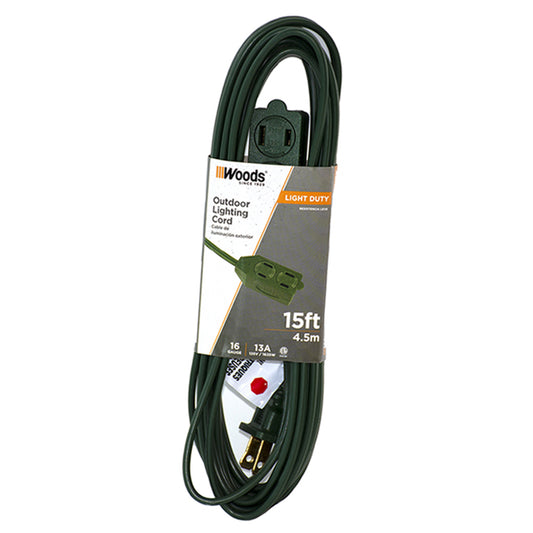 Outdoor 16/2 Extension Cord - 4.5 m - Green-Each