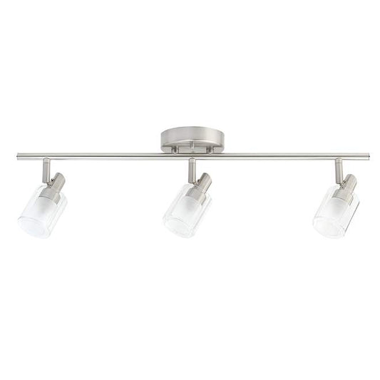 Globe Electric Eden 3-Light Track Light - Brushed Steel-
