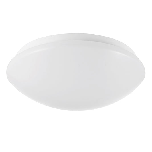Globe Electric 10-in 15 W White Flush-Mount LED Ceiling Light-