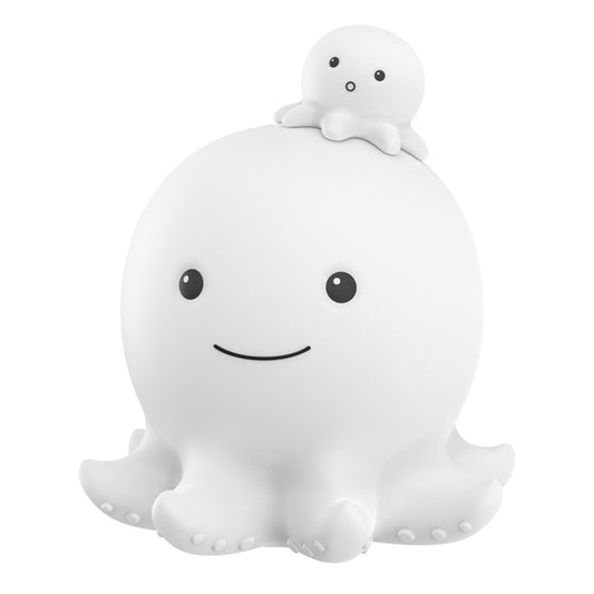 Globe Electric Octopus Tap Night Light - Colour-Changing - LED - Rechargeable - Silicone - White-