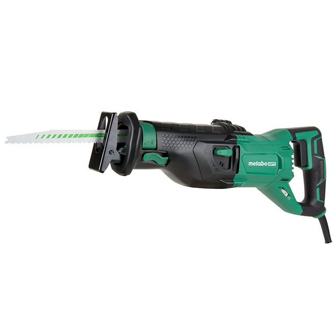 Metabo HPT Corded Reciprocating Saw - 11-Amp Motor - 1-1/8-in Stroke Length - Quick Change - Each