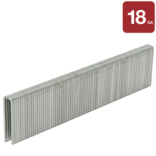 Staples - 1/4" x 1" - 18 Gauge - Galvanized Steel - 1000/pack - Each