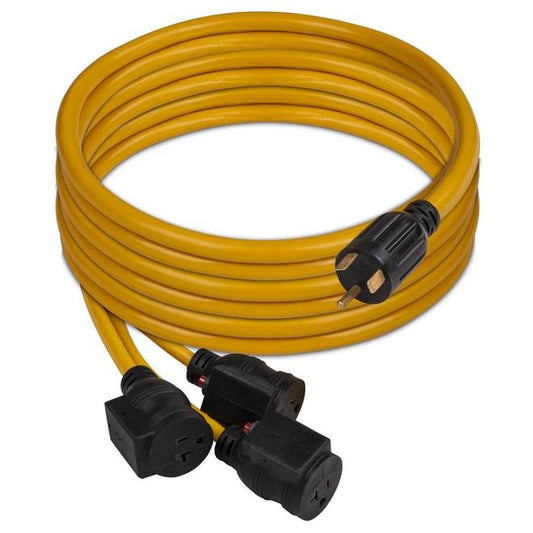 Firman 25-ft 30 A 3-Outlet Power Cord-Each