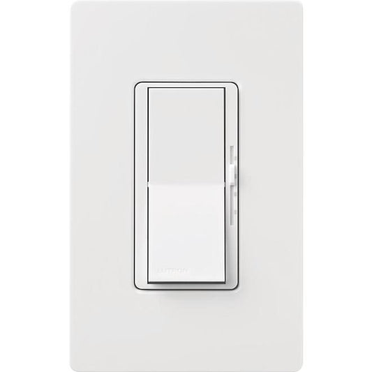 Lutron Diva 0-Switch 1.5-amp Single pole White Indoor (control) Light switch-Each