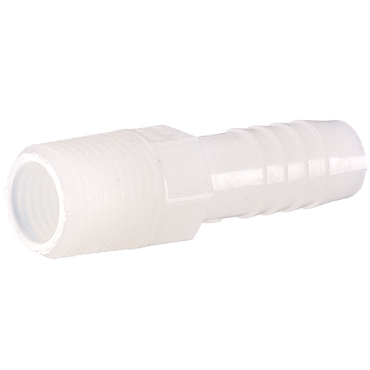 Nylon Adapter - Male/Female - 1/2" - Each