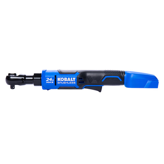 Kobalt 24 V Max Brushless Motor Ratchet Wrench - Cordless - Black and Blue - Bare Tool (battery not included) - Each