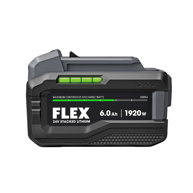 FLEX 24V 6.0 Ah Stacked Lithium-ion Battery for Power Tools - Each