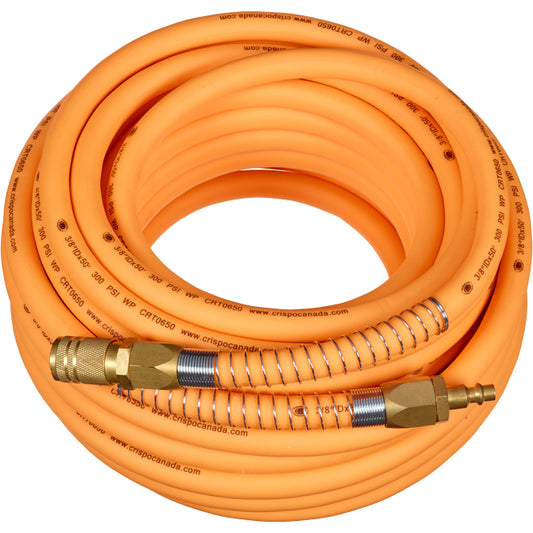 Crisp-Air Air Hose - Polymer - Hybrid 3/8-in x 50-ft - Orange - Each