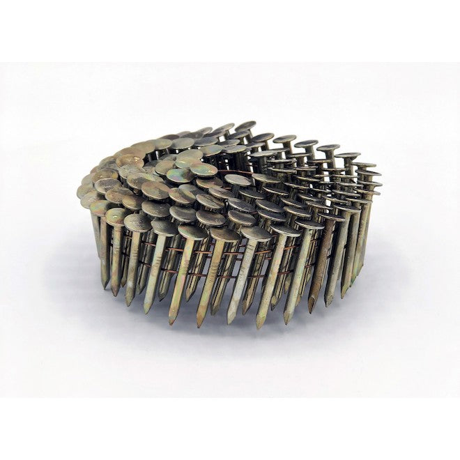 Crisp-Air Coil Roofing Nails Steel 1 1/4-in - 7200 per Box - Box