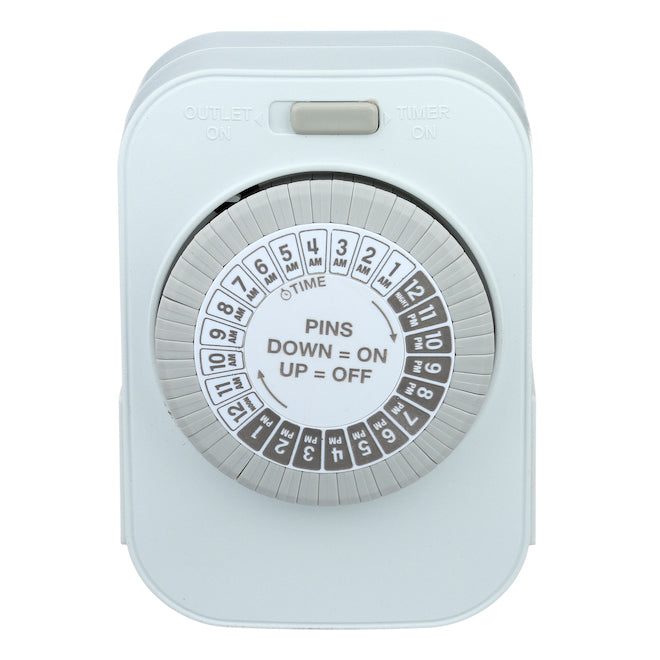 Westek 2-Outlet Plug-In Daily Timer-Each