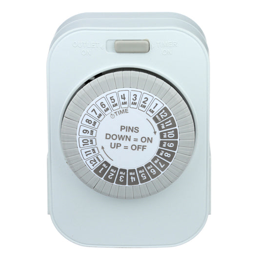 Westek 2-Outlet Plug-In Daily Timer-Each