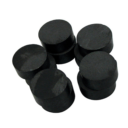 Paulin Disc Magnets - Ceramic - 1/2-in x 3/16-in - 10-Pack - Each