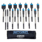 Spyder Stinger 14-Piece Spade Bits Set for Wood with Pouch - Each