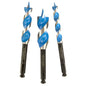 Spyder Stinger HSS Auger Drill Bit Set 1/2-in 3/4-in 1-in - Black and Blue - Each