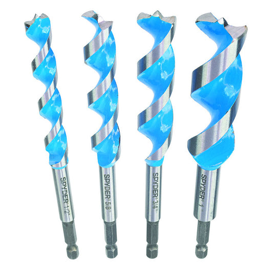 Spyder Stinger HSS Drill Bit 4-Piece Set - Each