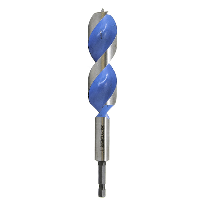 Spyder Stinger Woodboring Auger Bit - Single Pack - HSS - 1-in x 6.5-in - Each