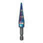 Spyder Stinger HSS 13-Step Drill Bit -1/8 to 1/2-in - Mach-Blue Armor Plating - Each