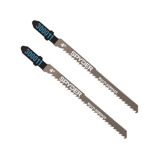 Spyder 2-Pack - 4-in - T-shank - Bi-Metal Jigsaw Blades Set - Each