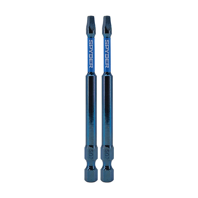 Spyder Mach-Blue 2-Piece - 1/4-in x 3 1/2-in Impact Driver Bit Set - Each