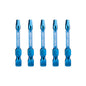 Spyder Mach-Blue SQ2 1/4-in x 2-in Impact Driver Bits 5-Pack - Each