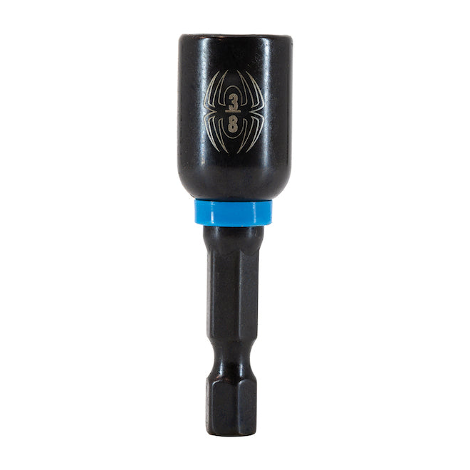 Spyder Magnetic Impact Deep Socket Nut Driver - 1/4 x 3/8-in - Each