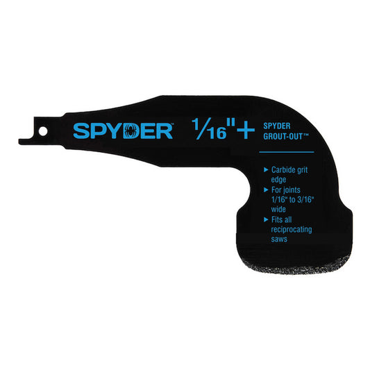 Spyder 1-Pack Reciprocating Saw Grout Removal Tool Attachment, 1/16-in - Each