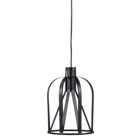 Pendant - 1 Light - Adjustable Height - Black-
