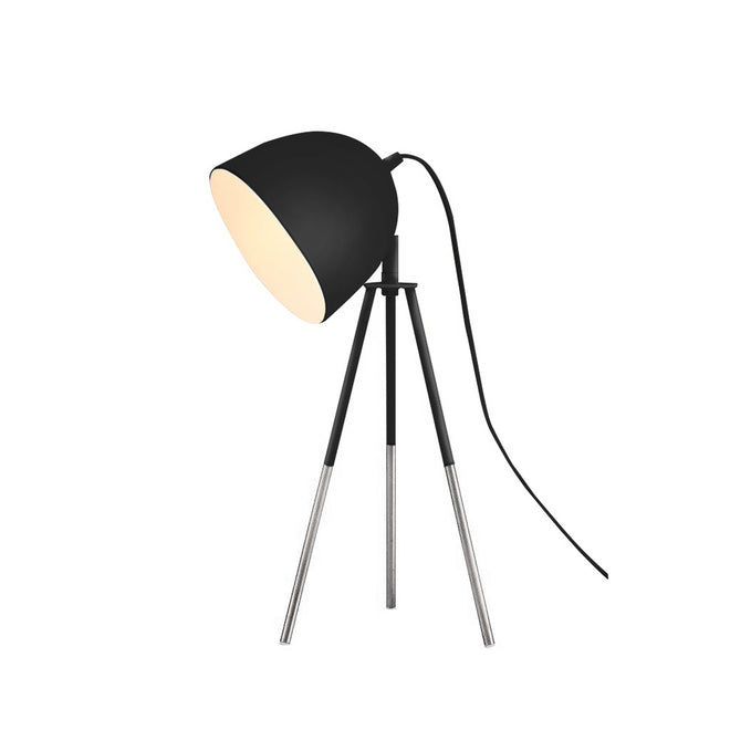 Lumirama Gaga Tripod Lamp - Metal - Black and Chrome-