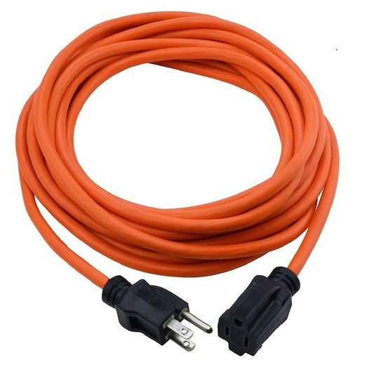 Utilitech Outdoor SJTW Extension Cord - 25-ft - 16/3 - Orange-Each