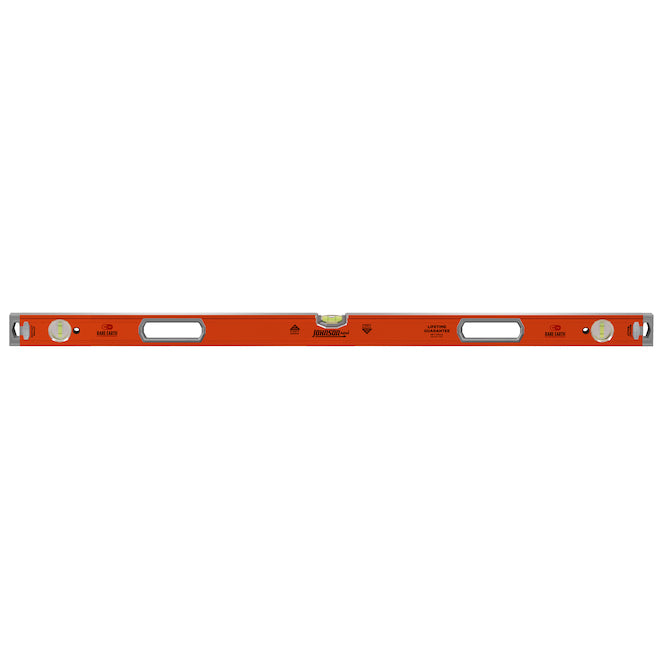 Johnson 48-in Magnetic Heavy Duty Level - Orange - Each