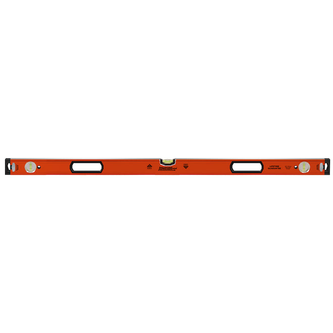 Johnson 48-in Heavy Duty Aluminum Level - Orange - Each