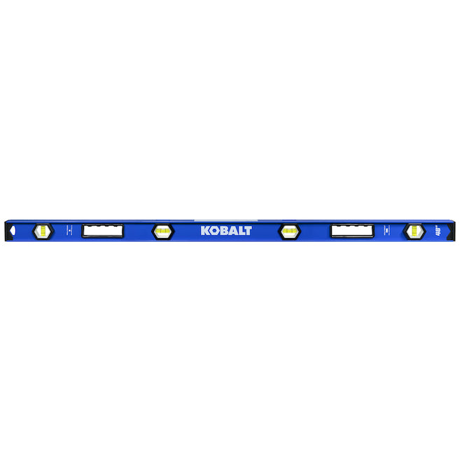 Kobalt 48-in Heavy Duty Aluminum I-Beam Level - Blue - Each