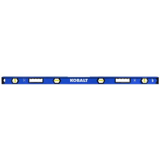 Kobalt 48-in Heavy Duty Aluminum I-Beam Level - Blue - Each