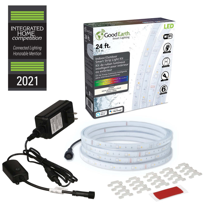 Good Earth Lighting 24-ft Outdoor Smart LED Tape Light-