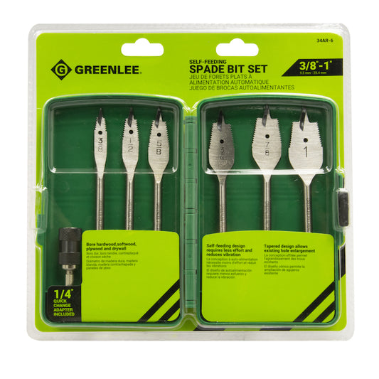 Greenlee GL Self-Feeding Spade Bit Set - Each