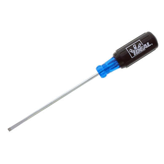 IDEAL 3/16 in. x 6 in. Cabinet Tip Cushioned Grip Screwdriver - Each