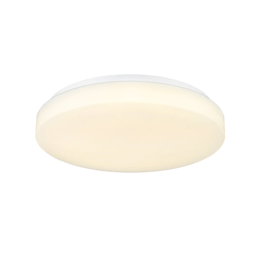 Ove Decors Tika Flush Mount Ceiling Light LED 11-in Frosted Plastic-