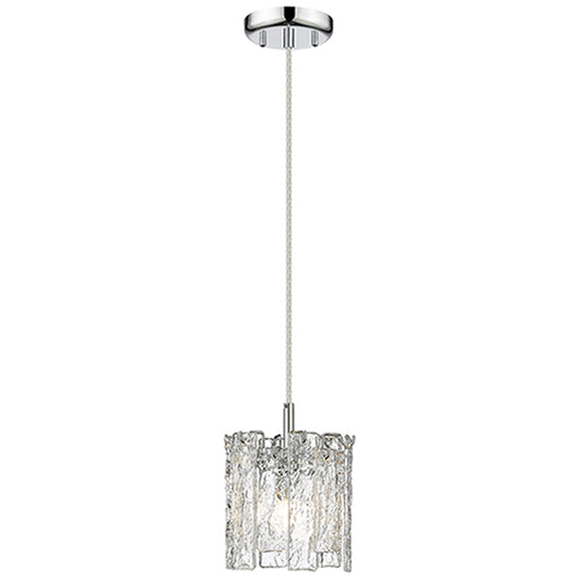OVE Decors Rada 81.5-in 1-Light Pendant - Glass and Polished Chrome-