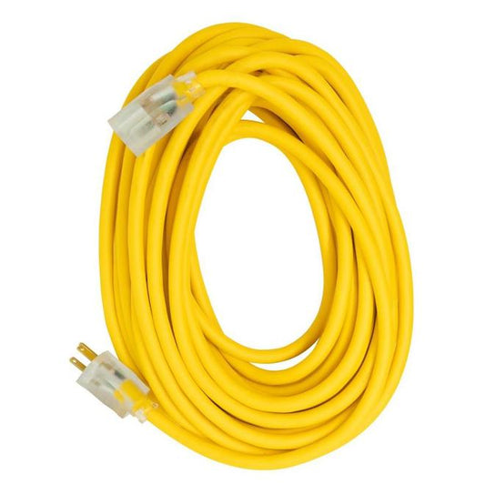 Southwire Standard Outdoor Polar/Solar Extension Cord - Yellow - 50-ft - 12/3-Each