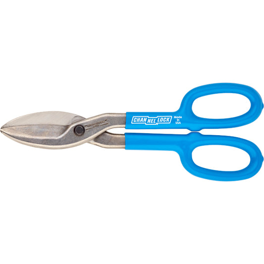 Channellock Snips - Straight Cut - 10-in - Blue - Each