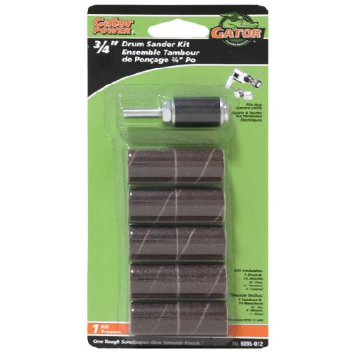 Gator Gatorpower 3/4-in 17,000 RPM Sanding Drum with Mandrel Kit 10/Pk - Each