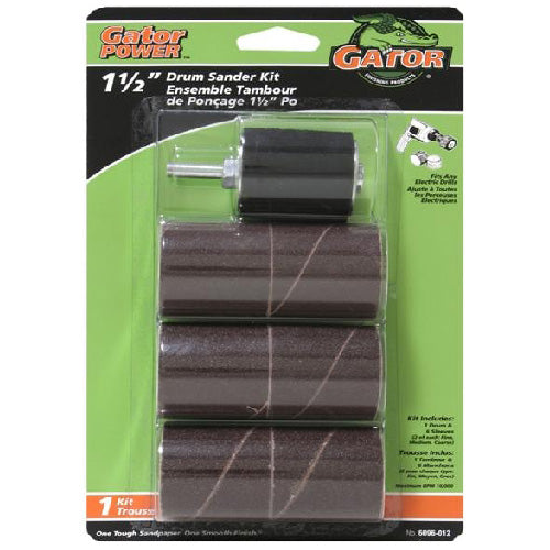 Gator Gatorpower 1 1/2-in 10,000 RPM Sanding Drum with Mandrel Kit 6/Pk - Each